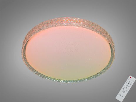 Потолкова люстра з підсвіткою RGB Diasha 70W до 16 м² колір Білий DB-8304/400RGB