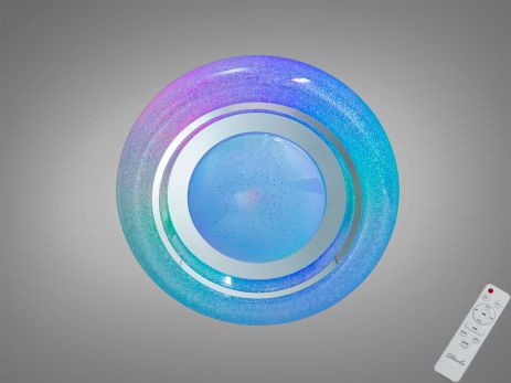 Світлодіодний світильник смарт стельовий ... Diasha 70W до 16 м² колір Білий+Хром DB-8314/400RGB