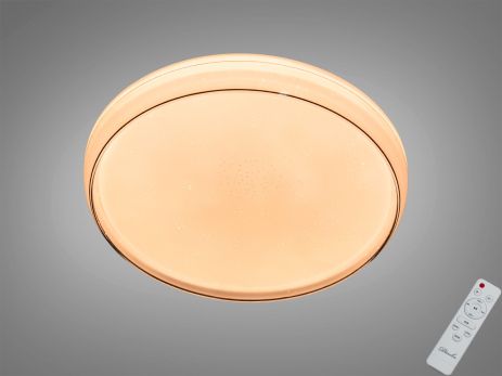 Стельова смарт-люстра з пультом Diasha 70W до 16 м² колір Білий DB-8305/400RGB