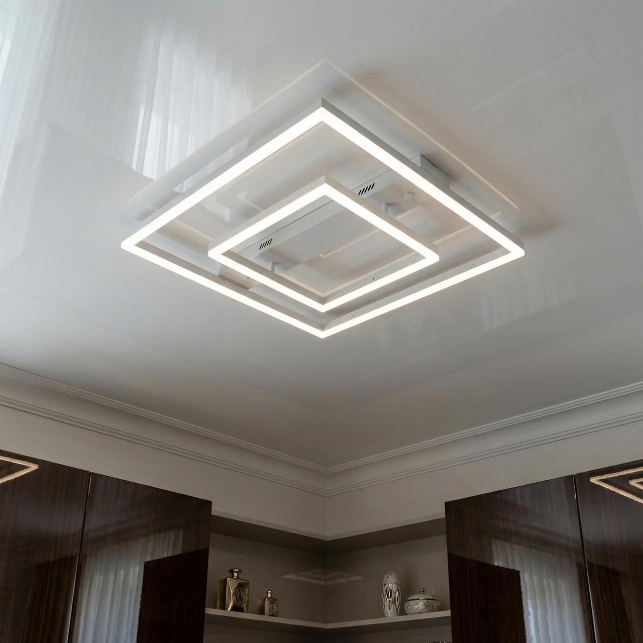 Стельовий LED світильник з димером Diasha 72W до 18 м² колір Білий 2547WH dimmer Стельовий LED світильник з димером Diasha 72W до 18 м² колір Білий 2547WH dimmer