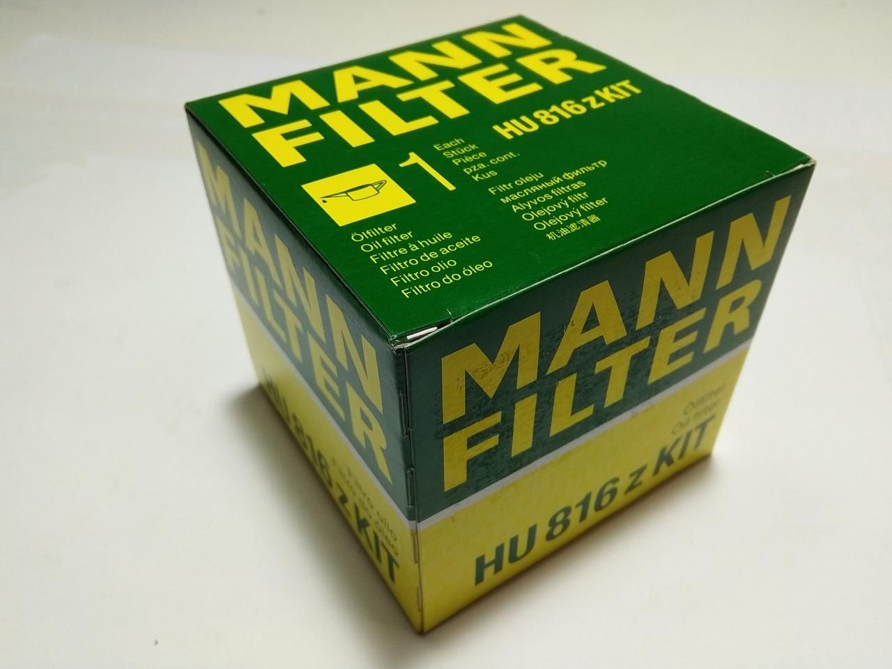 Масляний фільтр, Mann-Filter (Hu816zkit) Масляний фільтр, Mann-Filter (Hu816zkit)