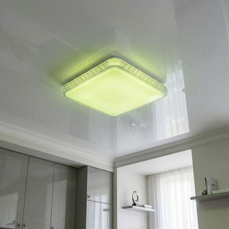 Светодиодный светильник с RGB в детскую Diasha 70W до 16 м² цвет Белый DB-8501C/400x400RGB