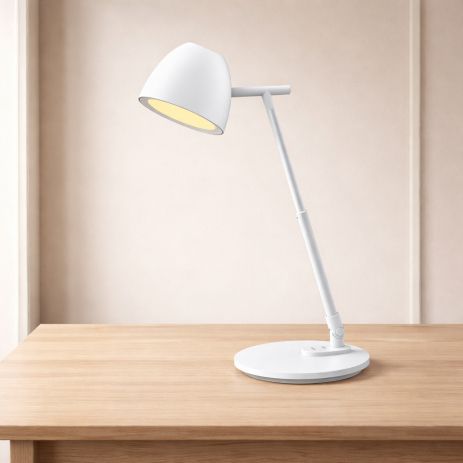 Белая светодиодная настольная лампа для школьника Sirius BL-1528