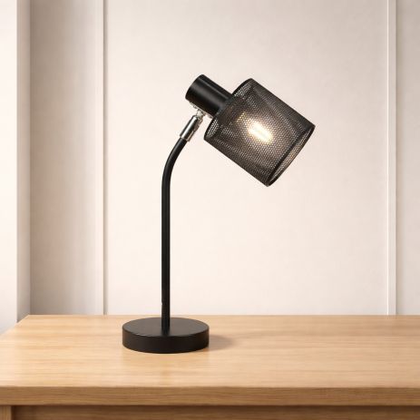 Настільна лампа у стилі лофт VALESO LT9076 BK з поворотним механізмом