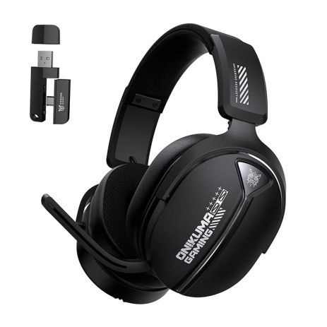 Наушники Onikuma Tri Mode headphones GT887 |BT5.4/2.4G/Type-C, 20/60H| black