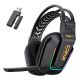 Навушники Onikuma Tri Mode gaming headphones GT828 |BT5.4/2.4G/Type-C, 15/55H, RGB| black