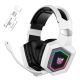 Навушники Onikuma Wireless Gaming Headset Headworn GT806 BT5.4/2.4G, Type-C, 10-100H, RGB| white