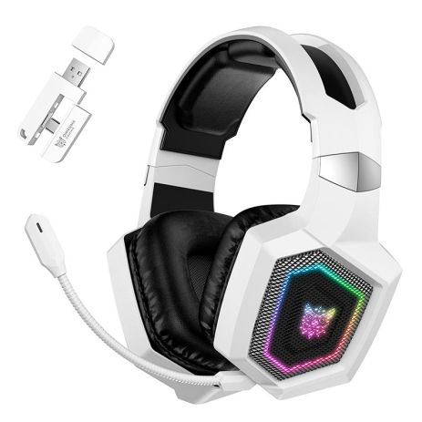 Наушники Onikuma Wireless Gaming Headset Headworn GT806 |BT5.4/2.4G, Type-C, 10-100H, RGB| white