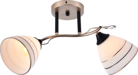 Декоративная люстра INTEREES IS DA5091-2C GD+BK