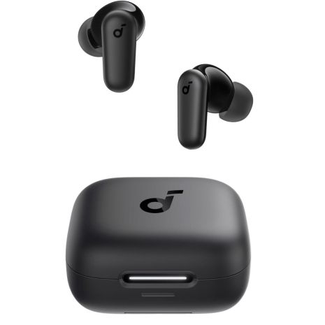 Бездротові навушники Soundcore P30i з активним шумозаглушенням ANC, Bluetooth 5.3, 45 год роботи, 4 мікрофони AI, швидка зарядка Black