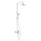 Душевая система универсальная Lidz Latwa 1031 на три потребителя (с изливом) (k35) Chrome LDLAT1031CRM48993