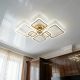 Лед люстра с диммером Diasha 105W до 20 м² цвет Золото A8160/6G