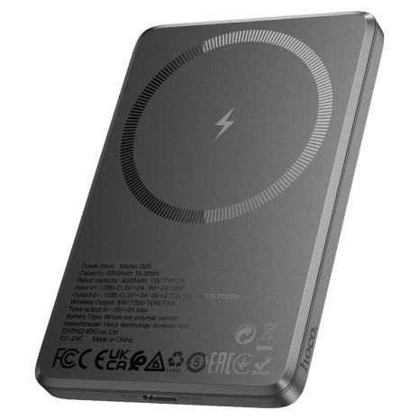 Power bank HOCO Q26 "Joy" 20W 5000 mAh black