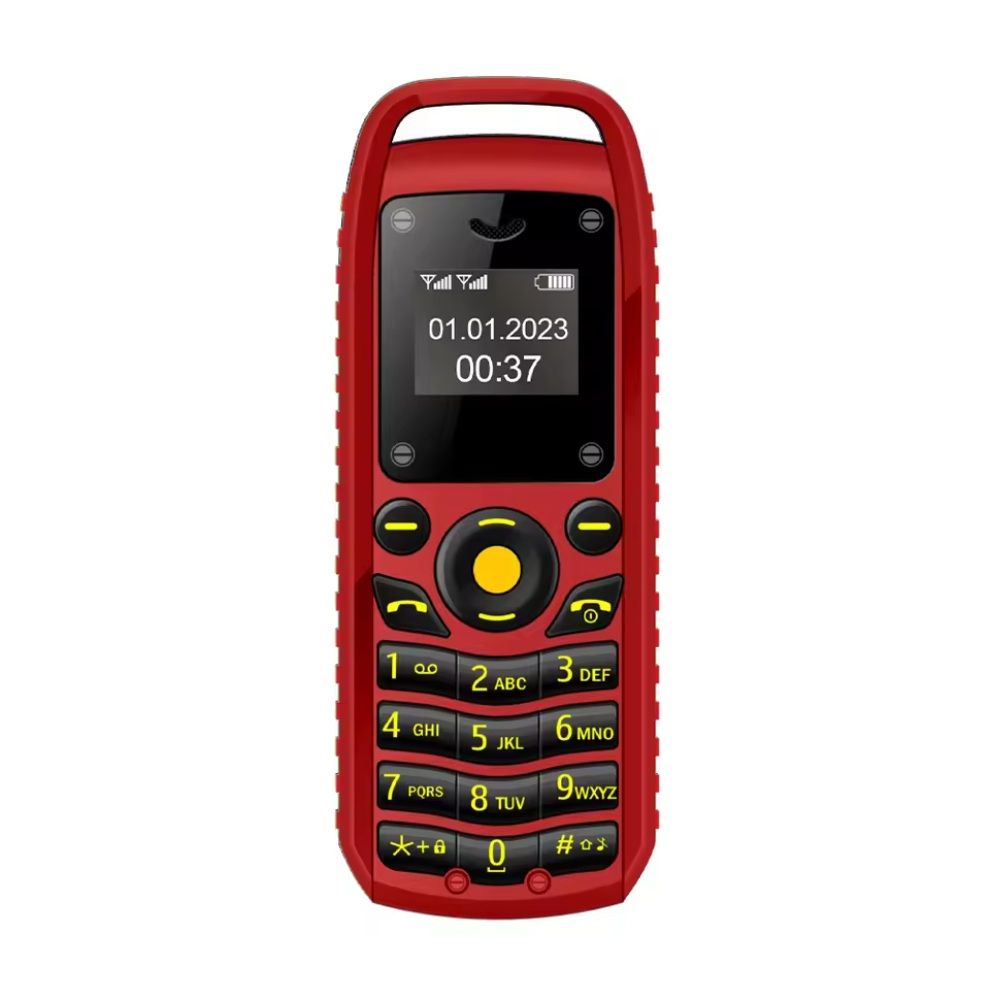 Міні телефон-гарнітура SERVO B25, 2 SIM-картки, 2G, Bluetooth, TF, 68x28x13мм, 380mAh, Red Міні телефон-гарнітура SERVO B25, 2 SIM-картки, 2G, Bluetooth, TF, 68x28x13мм, 380mAh, Red