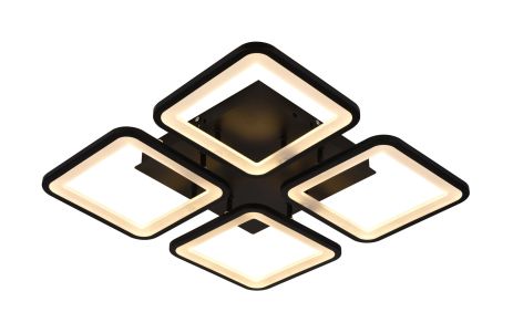 Люстра потолочная светодиодная с музыкальной колонкой и RGB подсветкой для гостиной и спальни VALESO YZD1268 Ч