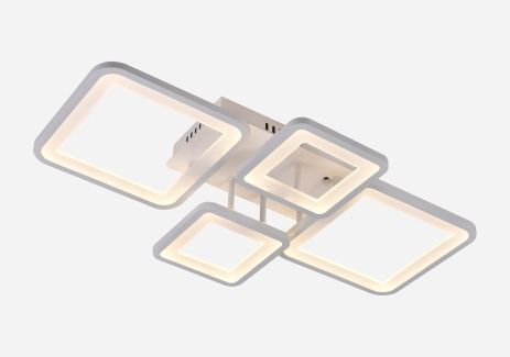 Люстра потолочная светодиодная с музыкальной колонкой и RGB подсветкой для гостиной и спальни VALESO YZD1269 Б