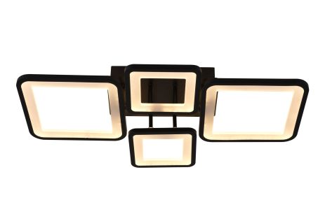 Люстра потолочная светодиодная с музыкальной колонкой и RGB подсветкой для гостиной и спальни VALESO YZD1269 Ч