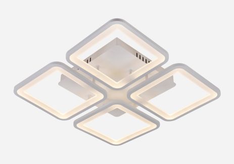 Люстра потолочная светодиодная с музыкальной колонкой и RGB подсветкой для гостиной и спальни VALESO YZD1268 Б