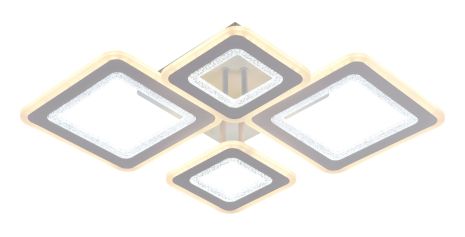 Люстра потолочная светодиодная с музыкальной колонкой и RGB подсветкой для большой гостиной и студии VALESO YZ