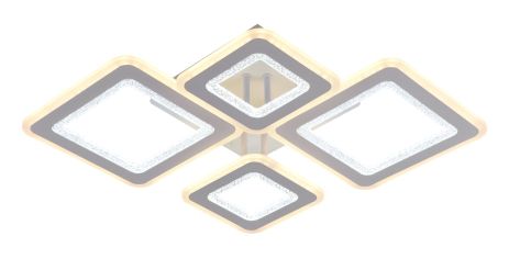 Люстра потолочная светодиодная с музыкальной колонкой и RGB подсветкой для большой гостиной и студии VALESO YZ