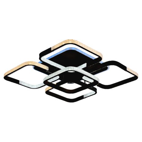 Люстра потолочная светодиодная с музыкальной колонкой и RGB подсветкой для большой гостиной VALESO YZD1271