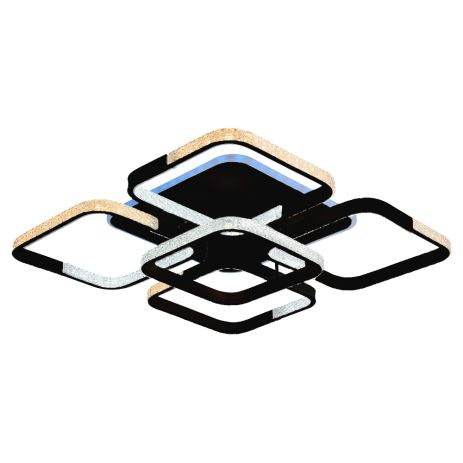 Люстра потолочная светодиодная с музыкальной колонкой и RGB подсветкой для большой гостиной VALESO YZD1271