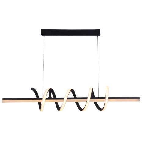 Люстра подвесная светодиодная акриловая Sirius LCD3087 BK черная Люстра подвесная светодиодная акриловая Sirius LCD3087 BK черная