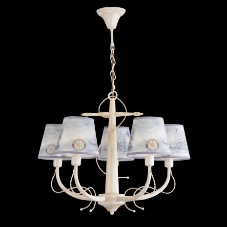 Классическая люстра Sirius YG 18316-5P с 5 плафонами Классическая люстра Sirius YG 18316-5P с 5 плафонами