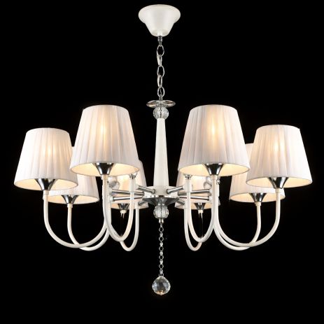 Классическая люстра Sirius B NH5263/8 WT+CR для гостиной