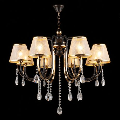 Класична люстра для вітальні Sirius B NH5269/8 COFFEE+FGD