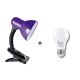 Настольная лампа Sirius TY 1108B с прищепкой (фиолетовая)