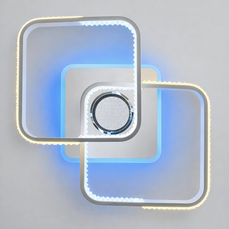 Люстра потолочная светодиодная с музыкальной колонкой и RGB подсветкой для спальни и детской VALESO YZD1272