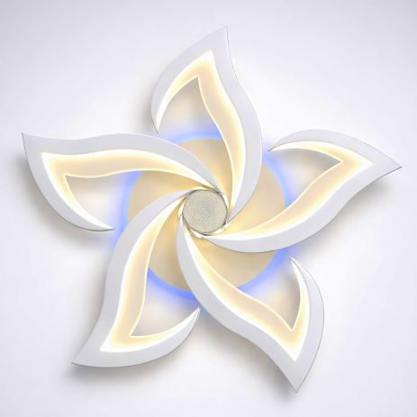 Люстра стельова світлодіодна з музичною колонкою та RGB підсвіткою для вітальні та спальні VALESO YZD1273