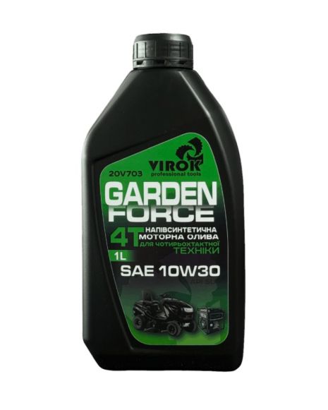 Масла моторные TM GARDEN FORCE 4T SAE 10W-30 VIROK 20V703 Масла моторные TM GARDEN FORCE 4T SAE 10W-30 VIROK 20V703