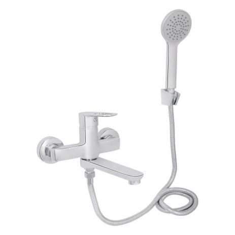 Смеситель для ванны Lidz Latwa 0061 с поворотным изливом и душевым гарнитуром (k35) Chrome LDLAT0061CRM48992