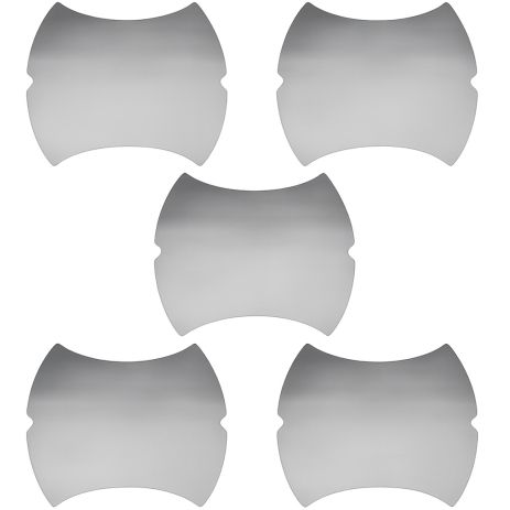 Защитная плёнка под дверные ручки автомобиля универсальная 95x85mm комплект 5шт. Transparent Защитная плёнка под дверные ручки автомобиля универсальная 95x85mm комплект 5шт. Transparent