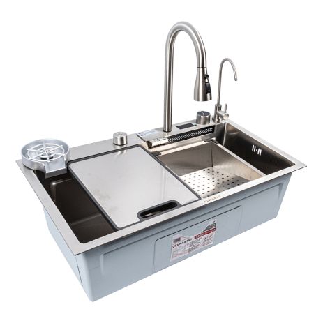 Ручная кухонная мойка Platinum из нержавеющей стали