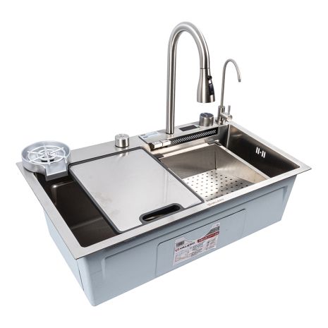 Кухонна мийка зі сталі Platinum Handmade