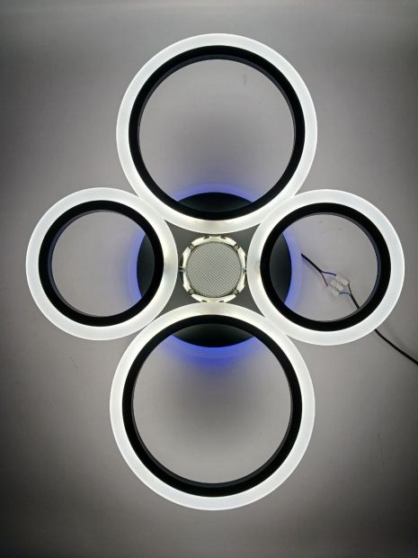 Люстра потолочная светодиодная с музыкальной колонкой и RGB подсветкой для спальни и детской VALESO YZD1270