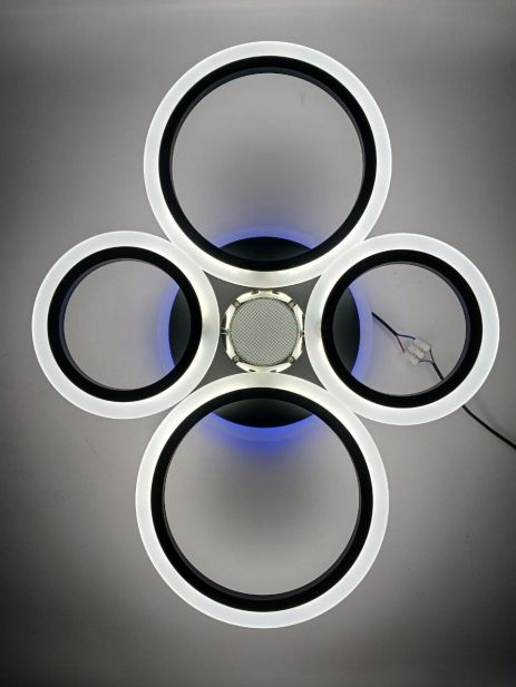 Люстра потолочная светодиодная с музыкальной колонкой и RGB подсветкой для спальни и детской VALESO YZD1270