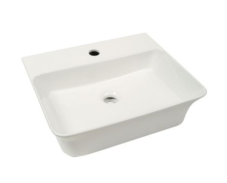 Умывальник накладной 490*415*135 VALESO A743B (фаянс, без донного клапана)