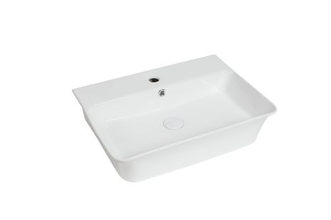 Умывальник накладной 555*410*140 VALESO A743 (фаянс, без донного клапана)