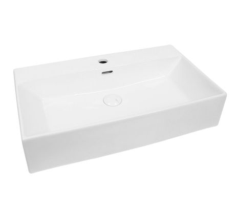Умывальник накладной 800*415*155 VALESO A729B (фаянс, без донного клапана)