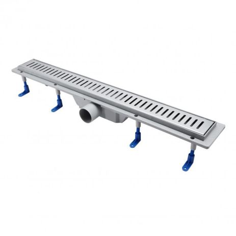 Лінійний трап Qtap Dry FA304-700 із сіткою 700х73