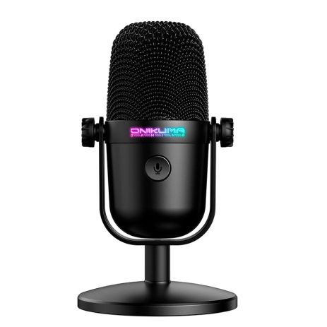 Микрофон Onikuma USB Condenser Gaming Microphone M830 |USB, RGB| black