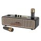 Акустика-караоке HOCO Graceful wireless dual-mic BT speaker BS63 |BT5.4, TWS/USB/AUX/TF, 25W| Black