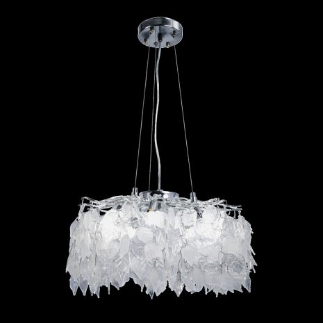 Хромированная подвесная люстра WM-7016 600-G9*8-69