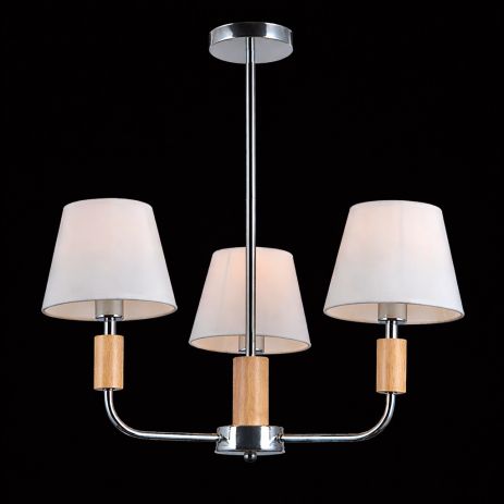 Классическая хромовая люстра для гостиной VALESO V16-3 CH
