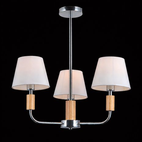 Класична люстра для вітальні VALESO V16-3 CH хромова