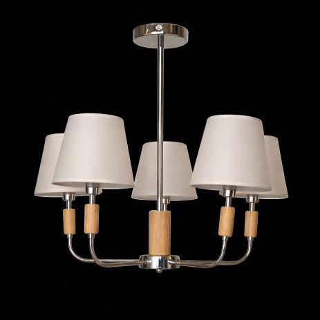 Классическая люстра для гостиной VALESO V16-5 CH хром